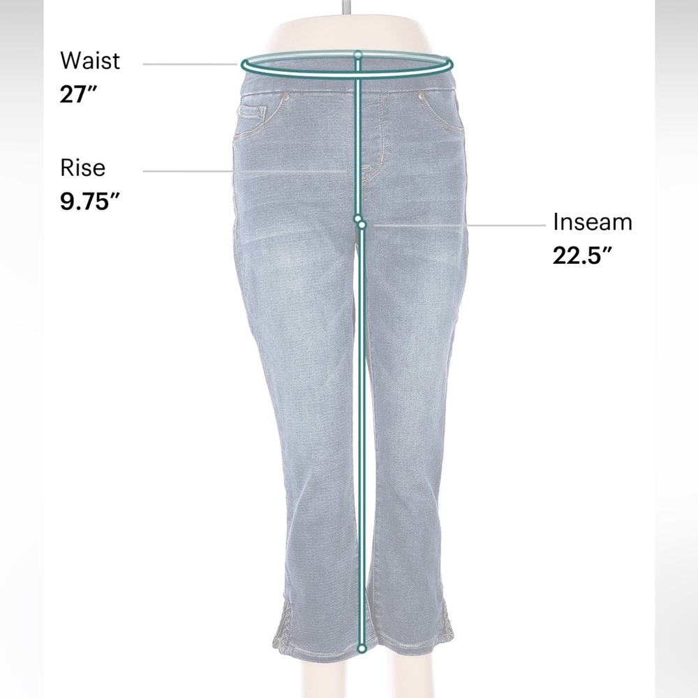 Tribal Women's Boot Cut Jeans in Blue - Picture 3 of 6
